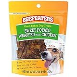 Beefeaters Sweet Potato Wrap with Chicken 40oz – Dog Treat. No Corn, Wheat, Soy or Gluten, Low Fat, Whole Muscle Jerky, Ideal for Training & Snacks