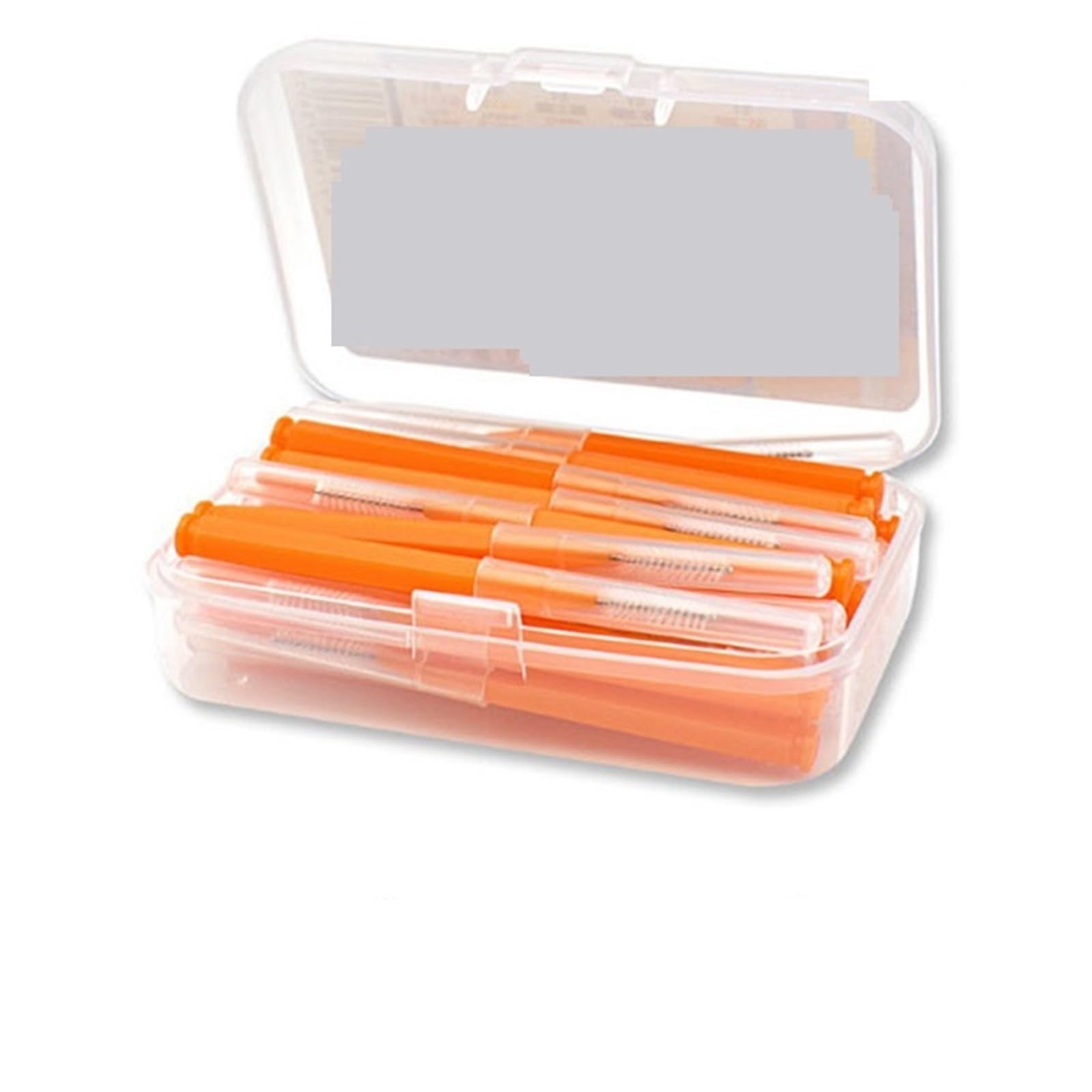 międzyzębowe i patyczki z nicią dentystyczną, Interdental Brush 30-50pcs Multicolor(30pcs-orange)