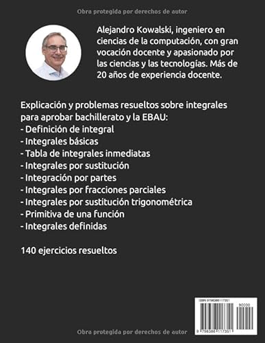 Apuntes de Matemáticas - Integrales: Bachillerato y EBAU