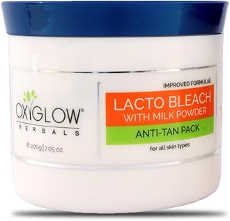 Bleach Cream Lacto Enriched with Milk Powder| Removes Tan & Hydrates the Skin| Whitens, Lightens & Brightens the Skin 200Gram