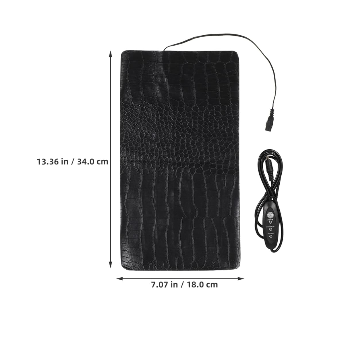 Mipcase 2pcs 3 Heating Pad for Pets Adjustable Temperature Heated Mat for Outdoor Cat House Reptile Tank Durable Pet Heating Cushion for Reptiles and Small Animals
