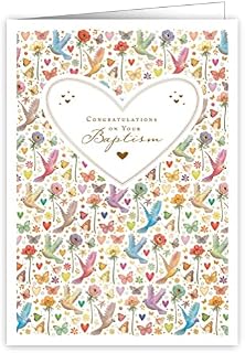 Quire Collections Card Baptism, 3379, 115 x 163mm, Multicoloured