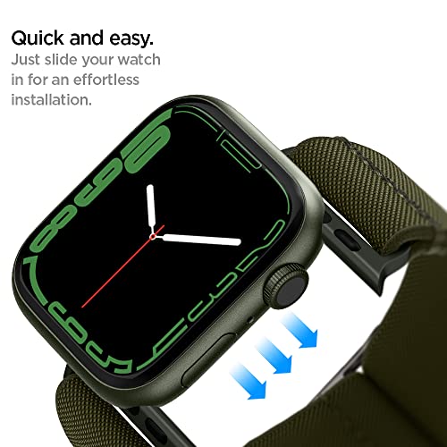 Image of Spigen for Apple Watch Band, Lite Fit Compatible with Ultra 3 /2 /1 49mm, Series 11 /10 46mm, 9 /8 /7 45mm, SE3 /SE2 /SE /6 /5 /4 44mm, 3 /2 /1 42mm Lightweight Soft Breathable Adjustable Strap