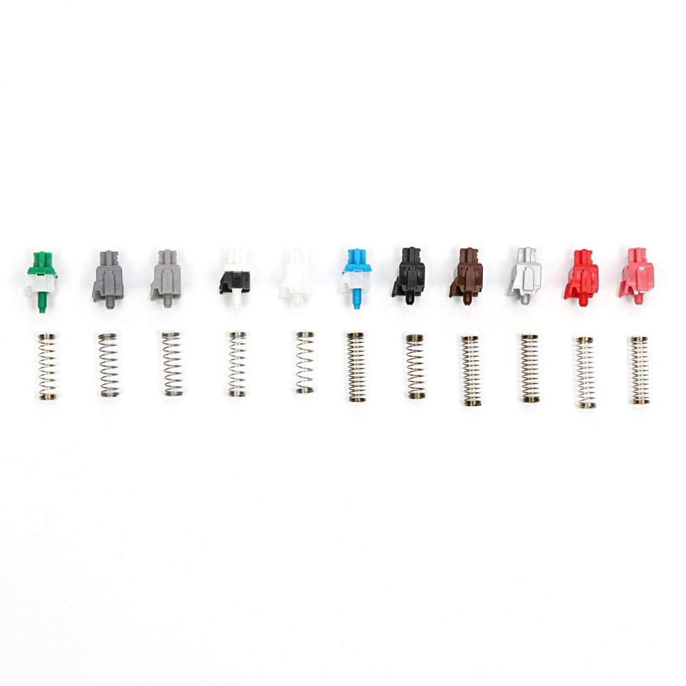 10 Interruttori Meccanici Cherry MX – Velocità Argento Lineari – 3 Pin - 5