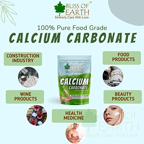 Image of Bliss of Earth Calcium Carbonate Powder 453gm