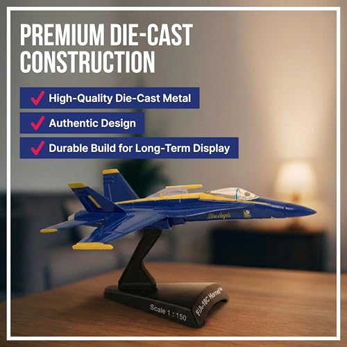 Image of Daron Worldwide Trading F /A-18C Hornet Blue Angels 1:150 Vehicle