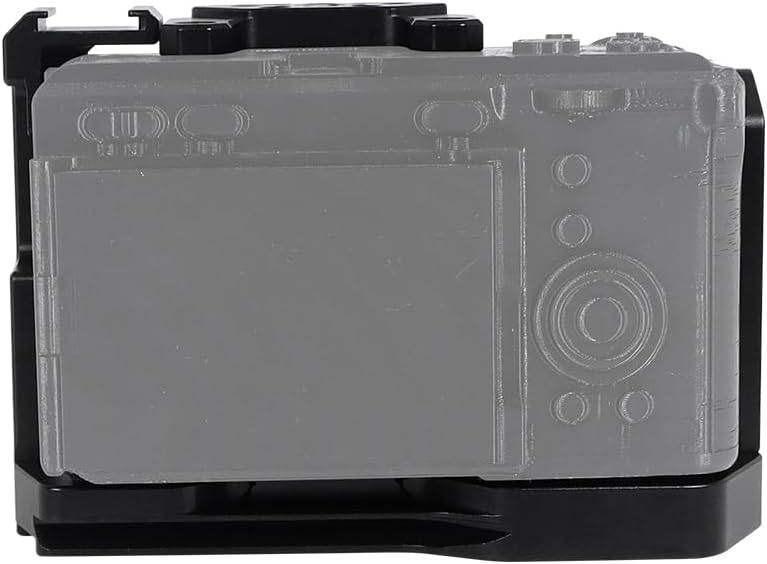 FX3 FX30 Half Cagec Quick Release Mount for DSLR Protective Frame 1/4 3/8 ARRI-Standard Cold Shoe Adapter for ARCA-Standard Tripod Stabilizer (Cage Combo)