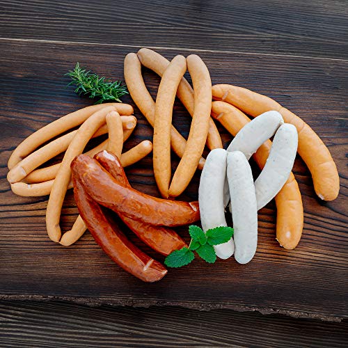 WURSTBARON® Wurst & Käse Probierpaket 4,3kg - Wurstpaket mit Wiener Würstchen, Käsekrainer, Currywurst, versch. Käsesorten , Aufschnitt, Salami Brezeln & Herzen, Pikanten Salami-Snack – Bild 6