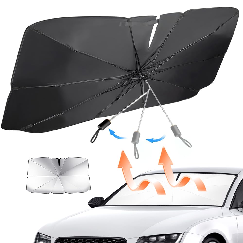 Amazon.co.jp: 【2024新たな 傘柄曲がる式】 COMOYA フロント 車用  