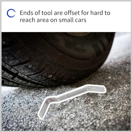 Image of KIMISS Brake Adjusting Tool, Metal Offset Brake Spoon Professional Brake Adjusting Tool Auto Repair Tool Universal for Car