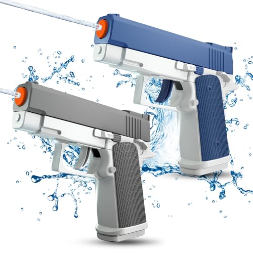 2 Pack Water Guns for Kids - Squirt Gun Water Blaster Soaker Water Pistol Toys for Toddlers Child Boys Girls, Ideal Summer Gifts for Swimming Pool...