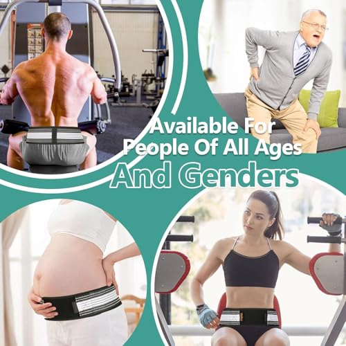 Image of DOLTAS Sacroiliac SI Joint Hip Belt - Adjustable Hip Belt for Back Pain, Sciatica Belt, Pelvic Support Belt for SI Joint Pain & Lower Back Pain Relief - Unisex Support Brace for Men & Women