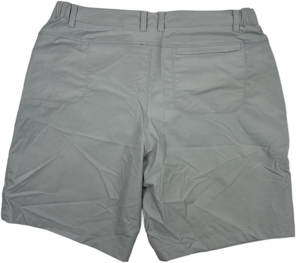 Mondetta Outdoor Project Men's Tech Shorts (US, Numeric, 38, Regular, Regular, Gray)