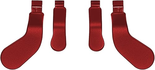 Miniatura 2 de 4 palas de metal, cerraduras de gatillo trasero para el control Xbox One Elite Series 2controlador Elite Series 1controlador Elite 2 Core (rojo)