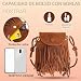 Imagen de FIUTEKO Bolso de Mujer con Flecos Estilo Boho