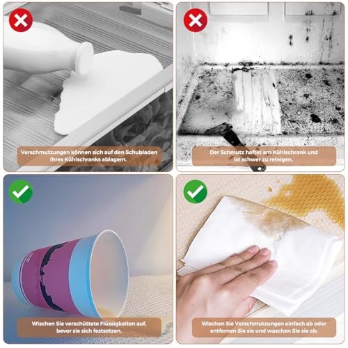 Anti-Rutsch-Matte für Schubladenböden 30×500cm, EVA-Schubladenmatte, Kunststoffmatten, Schutzmatten für Kühlschränke und Regale, Kann auf die Größe einer Schublade zugeschnitten werden