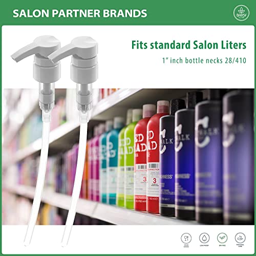 Universal Shampoo/Conditioner Pump For Bottle, 1 L/33.8 Oz., Piece 2 White #TOP7