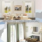 Venwemong Curtain Pole with Brackets Fittings Set Window Poles Heavy Duty Door Curtain Poles for Bedroom, Living Room (Silver,84-150 cm/33-59 in) - Image 5