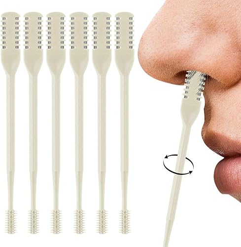 Miniatura 12 de Cortador de Pelo Nasal, Recortador de Pelo de Nariz de Doble Cara 2025, Herramienta Manual de Eliminación de Pelo de Fosa Nasal con Rotación de 360°