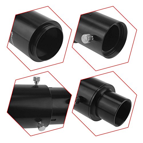 Astromania 1.25" Extendable Camera Adapter - For Either Prime-Focus Or Eyepiece-Projection Astrophotography With Refractors Or Reflector Telescopes - Threaded For Standard 1.25Inch Astronomy Filters #TOP2