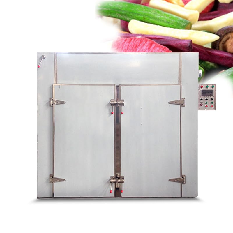 HNZXIB hot Drying Box, hot air Circulation Oven, 48 pallets Design, can Dry 100KG Materials at one time