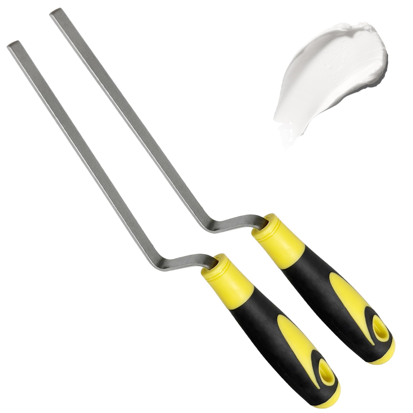 2 PCS Pointing Trowel, Cement Trowel Pointing Tool Jointer Bricklaying for Mortar Application and Construction Work