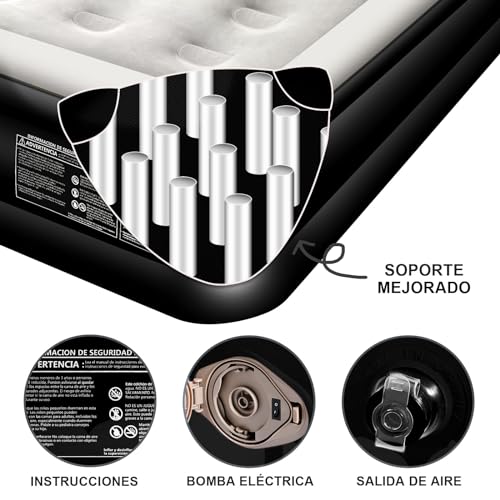 Colchones Inflables, Outdoors colchon inflable individual Marca JNNQI (2)