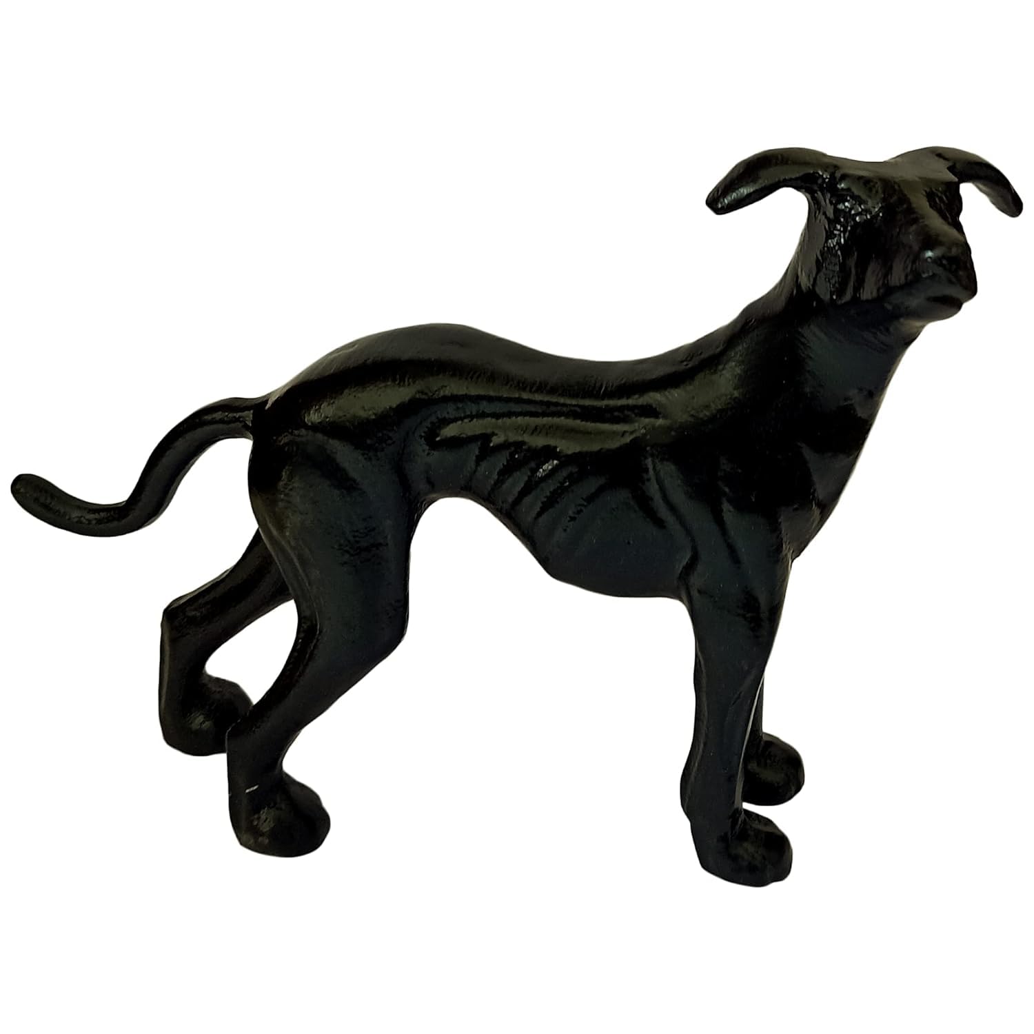 ITOS365 Metal Dog Statue Showpiece for Home Décor | Handcrafted Animal Figurine | Decorative Table & Office Desk Sculpture