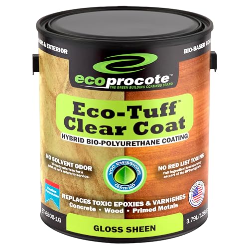 Eco-Tuff Finish Polyurethane Clear Coat Gloss