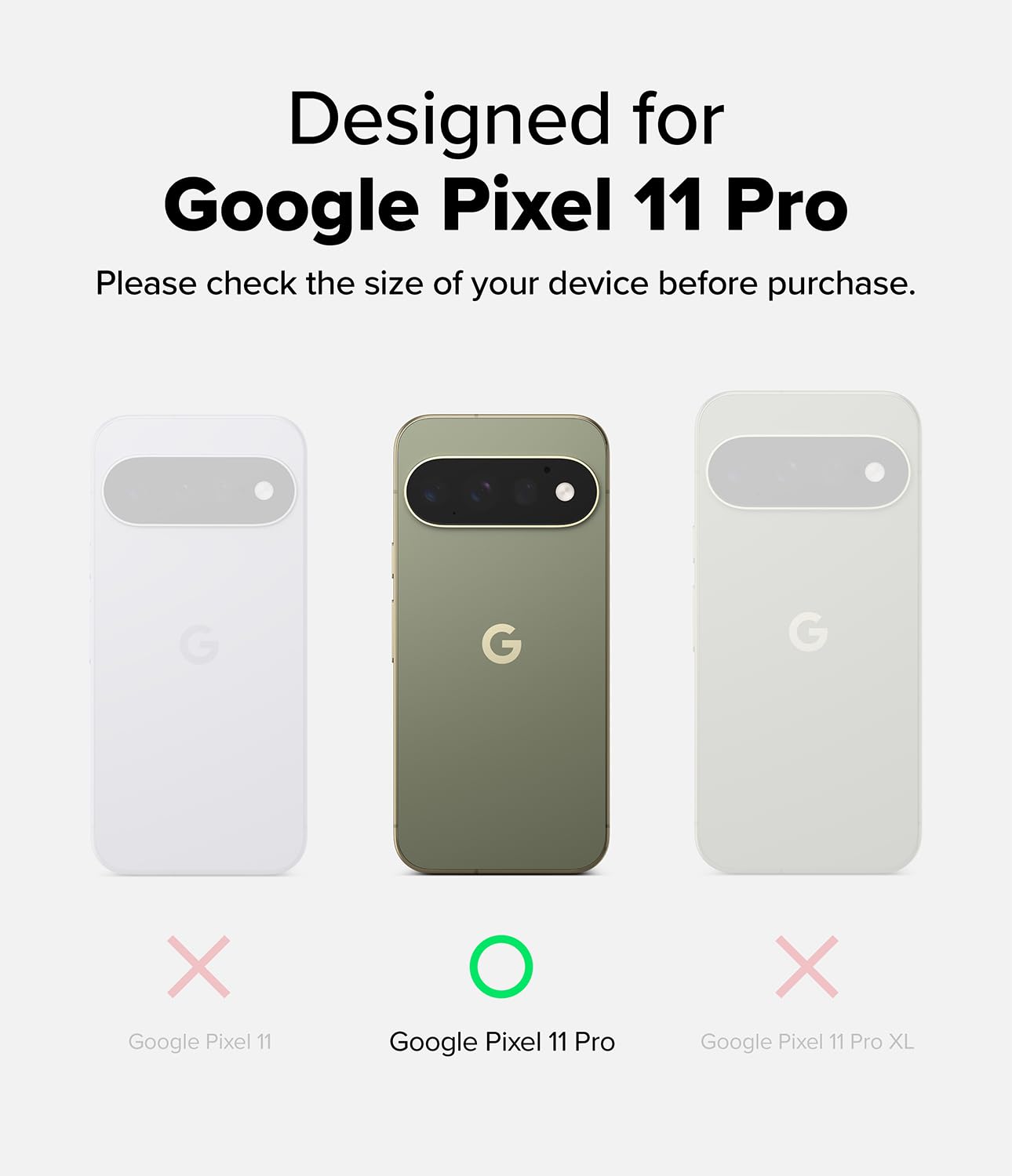 Ringke Funda y Protector Pantalla para Pixel 11 Pro [Fusion Magnetic]
