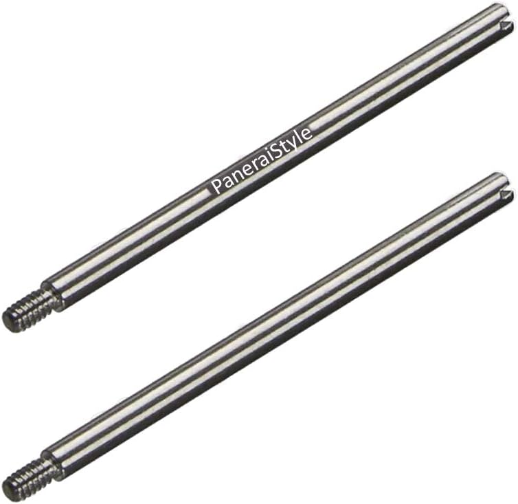 Premium – Compatible with Panerai – Spring Bars, Screw Bars and Fixing Tubes – for Watch Strap/Bracelet/Cinturino – Stainless Steel – 2 Pcs
