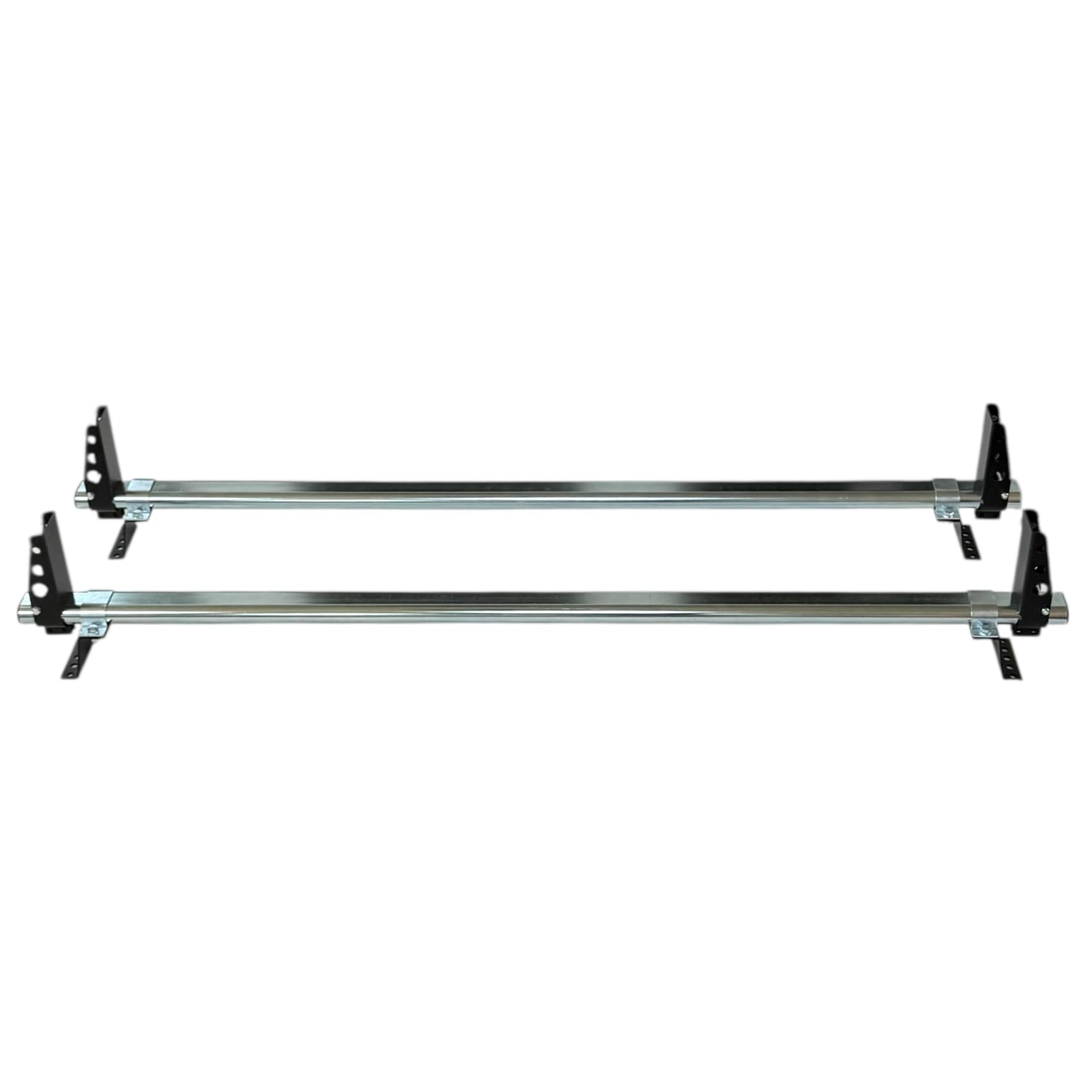 Shield Autocare Roof Bars Compatible with Ford Transit Custom (2013-2023) Steel Roof Rack & Tie Hole Loadstops for L1 (SWB) & L2 (LWB) with Low Rooftop (2 Bars Only) — view 2