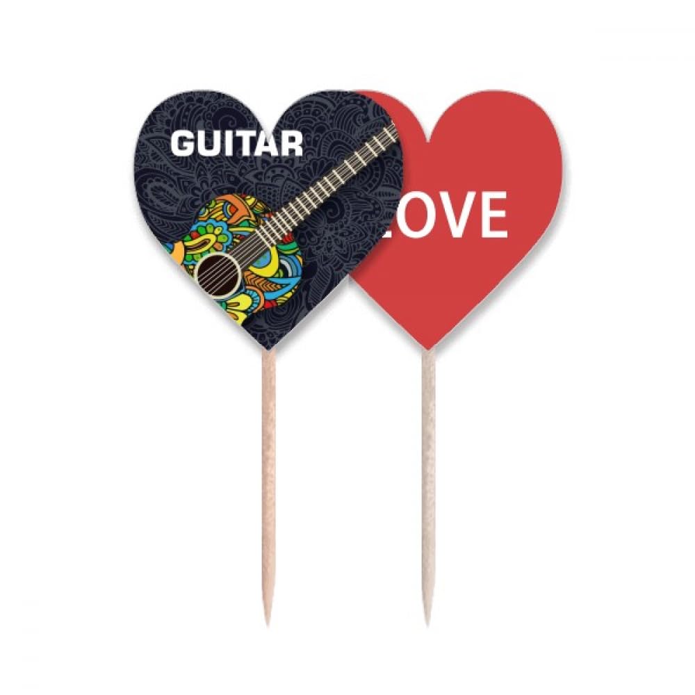 Cure-dents guitare pour buffet de mariage et anniversaire
