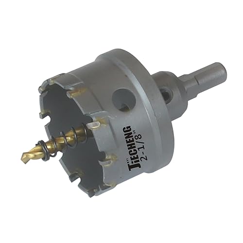 Sierra perforadora de carburo de 2-18 pulgadas para metal, acero inoxidable, hierro, cobre, latón, acero suave, cortador de agujeros resistente de