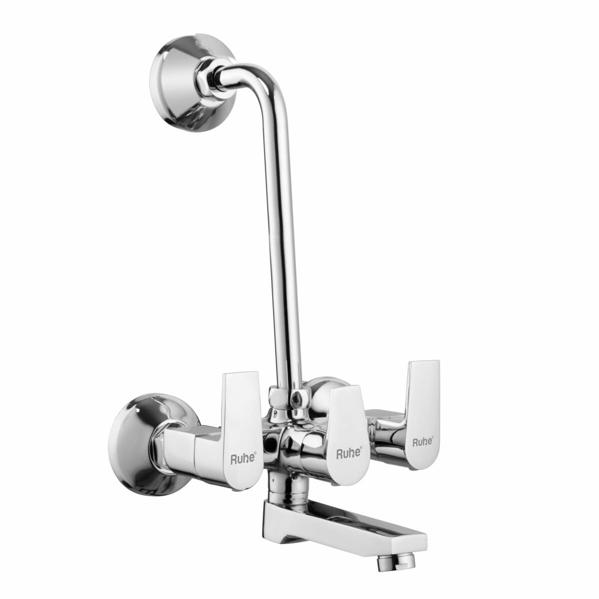 Ruhe® Elixir Wall Mixer with L Bend Faucet/Tap with Chrome Finish for Bathroom Areas & Showers (B09QBS2MJF) Amazon Price History, Amazon Price Tracker