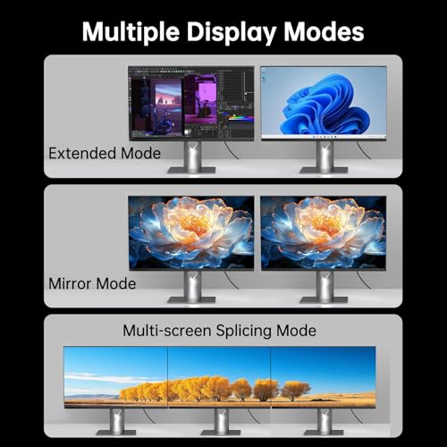 Image of 4K@240Hz DisplayPort to HDMI Cable 3.3FT - 8K@60Hz 2K@480Hz, Unidirectional Active DP1.4 Source to HDMI 2.1 Display, Support HDR VRR(G-Sync),Compatible for AMD NVIDIA Dell Lenovo PC Monitor TV