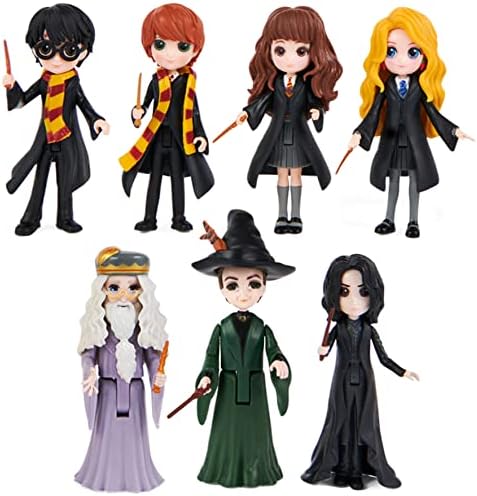 Wizarding World Harry Potter, Magical Minis Collector Set with 7 Collectible 3-inch Toy Figures, Easter Basket Gifts, Kids Toys for Ages 5 and up