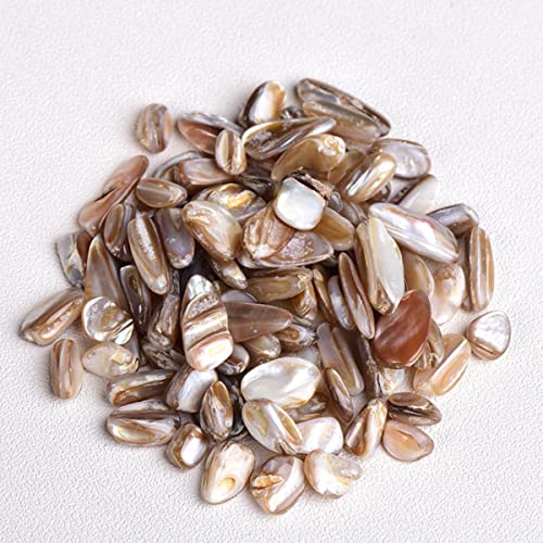 RIAAJ 50 g natürlicher Kristallkies, bunter Kristall, Heimdekoration, Garten, bunt, Aquarium, Heilenergie, Stein, Mineral-Melonenkerne, 100 g