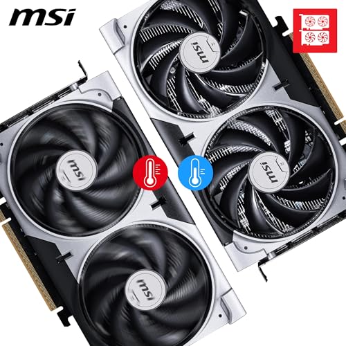 Image of MSI GeForce RTX 5060 8G Ventus 2X OC Graphic Card - NVIDIA GeForce RTX 5060 GPU, 8GB GDDR7 128-bit Memory, 28 Gbps, PCI Express Gen 5 x16 Interface, Upto 2527 MHz, TORX Fan 5.0