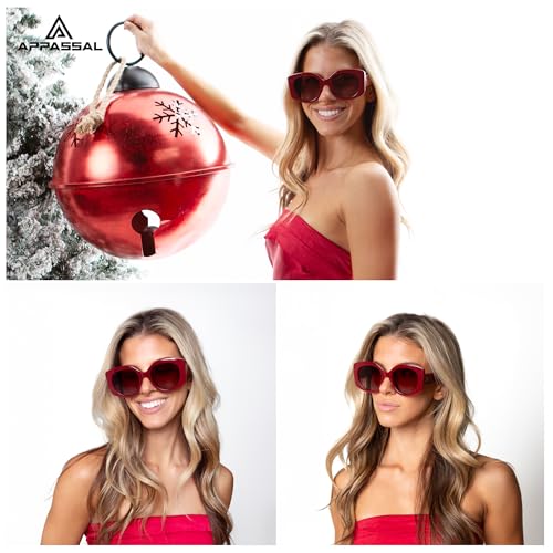 Retro Square Sunglasses for Women Polarized Oval Lens Round Oversized Womens Sun Glasses AP37132