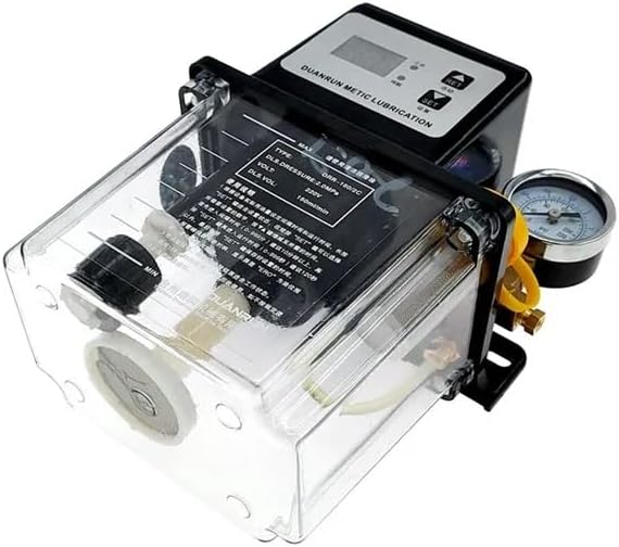 1pcs 0.5L Lubricant Pump Automatic Lubricating Oil Pump CNC Electromagnetic Lubrication Pump Lubricator