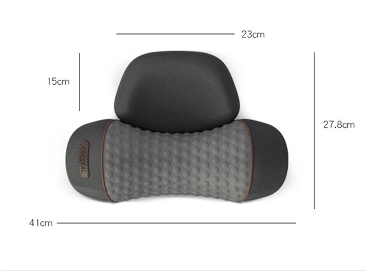 acurion thera kissen 3-in-1 Nackenmassagekissen mit Wärmefunktion, ergonomisch und verstellbar, für maximalen Komfort