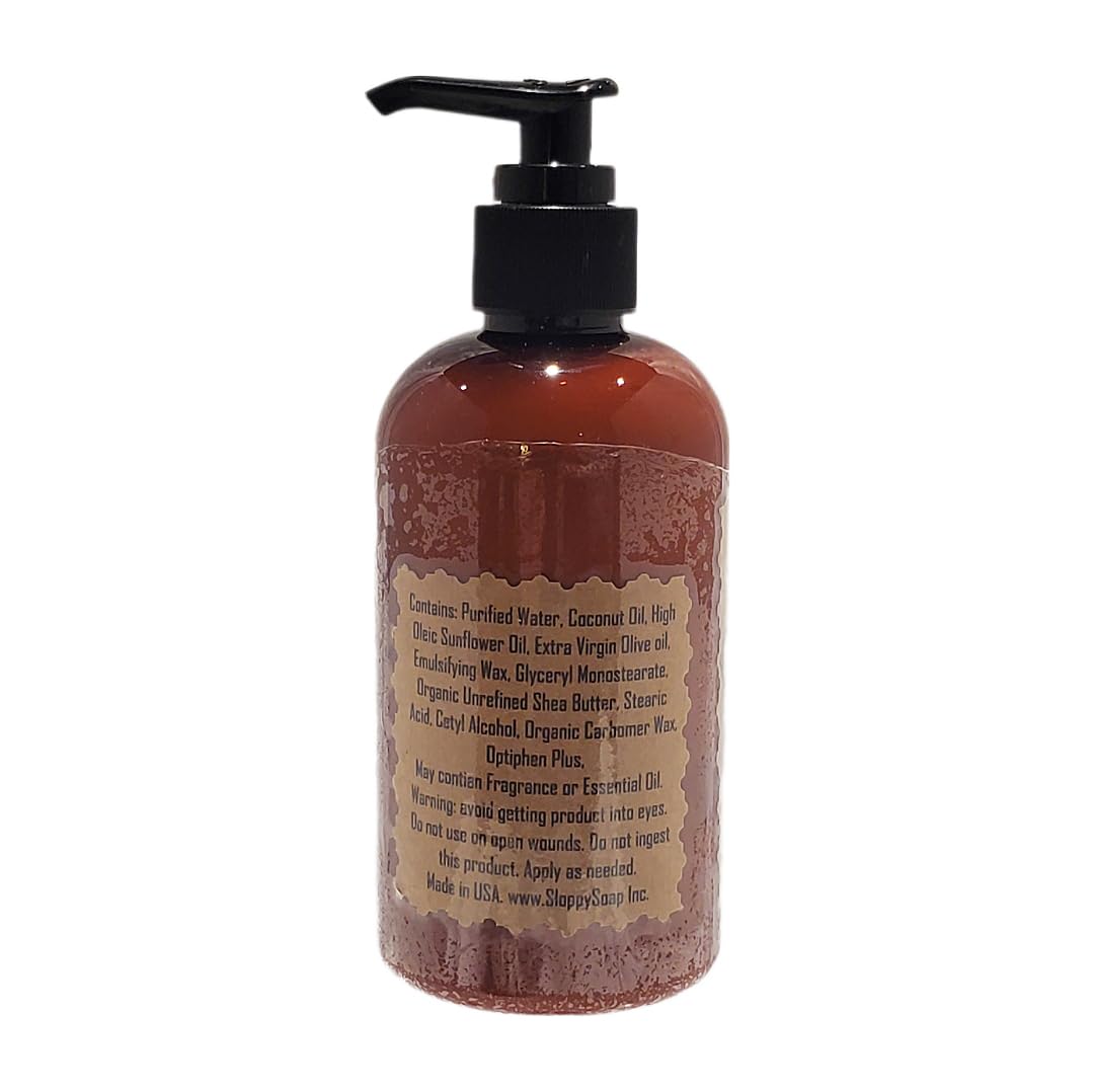SLOPPYSOAP Whattaman Whipped Hand & Body Lotion, 8.5 oz, Soothing Creamy Moisturizer with Coconut Oil and Shea Butter