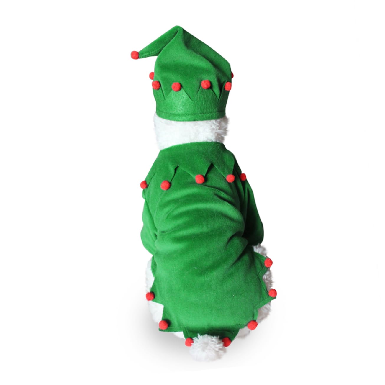 HMJGDHX 2 Set Costume da Animale Domestico di Natale Animale Domestico Mantello Natalizio Accessori per Cuccioli di Cane Costume Cosplay Vestiti da Festa Panno per Cani Abiti da Festa Design Adorabile