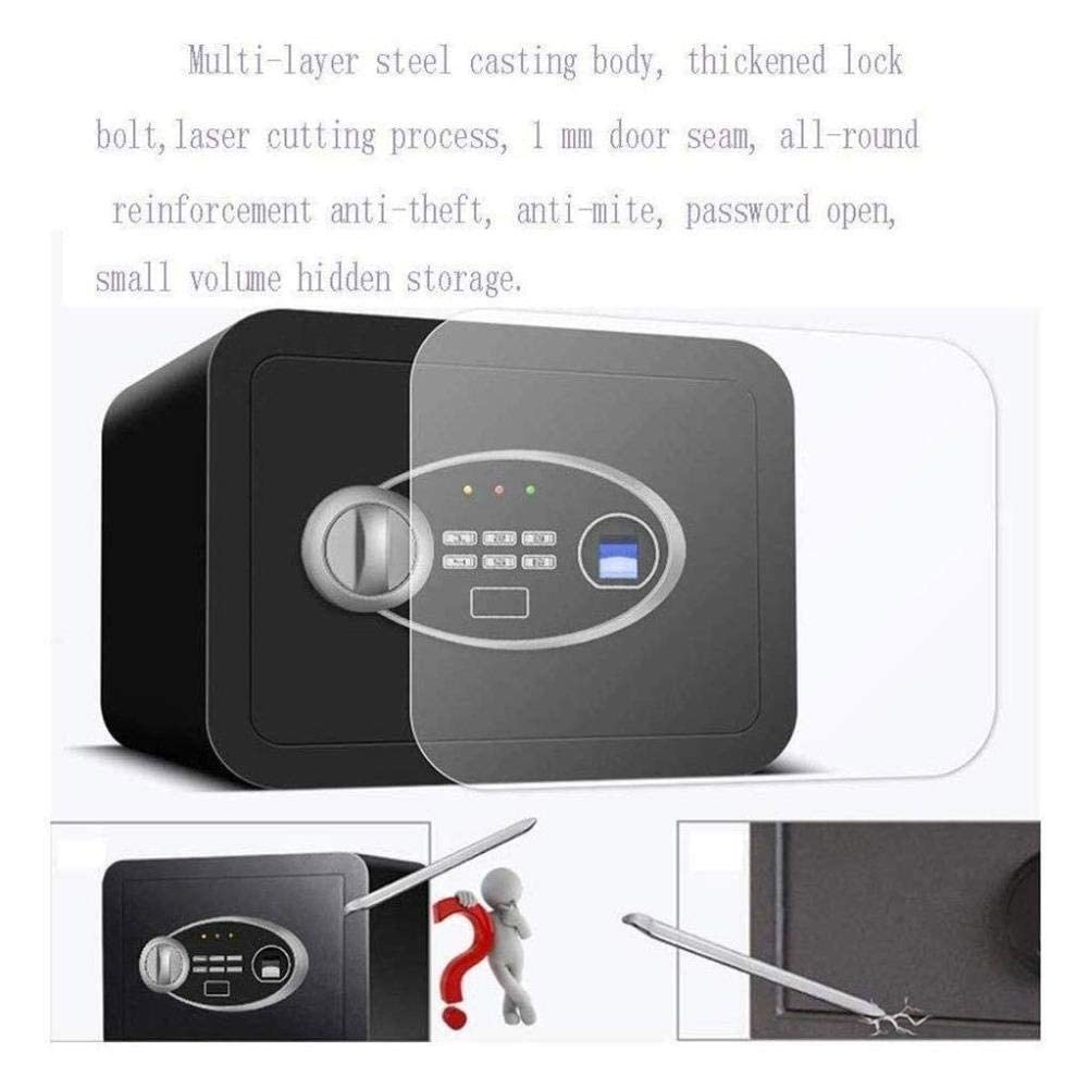 Caja Fuerte Ignífuga E Impermeable. Caja De Seguridad para Depósitos. Caja Fuerte De Alta Seguridad con Cerradura De Acero. Cajas Fuertes Y Cerraduras para Guardar Dinero