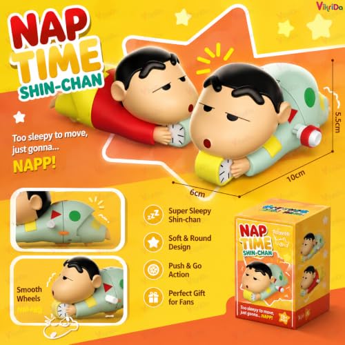 Image of VikriDA Wind-Up Crawling Toy for Kids | Key Operated Moving Toy | Cute Action Figure Collectible for Boys & Girls | Interactive Crawling Toy for Babies & Toddlers- 1Piece (Multicolor)