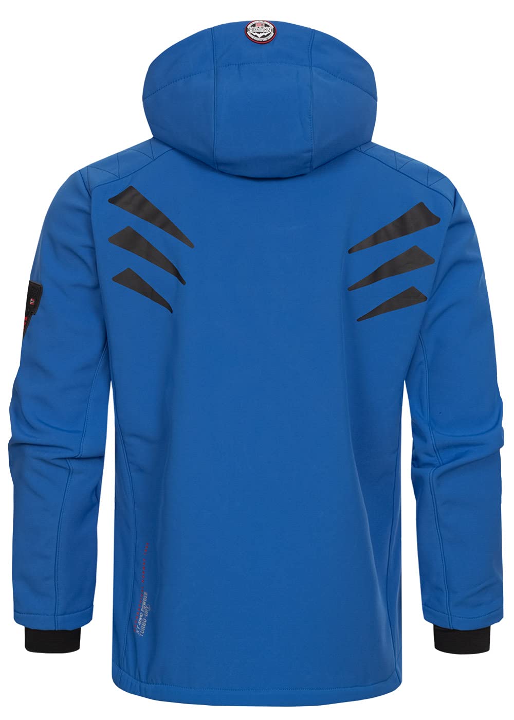 Geographical Norway Tacebook Men - Giacca Softshell Uomo Cappuccio Impermeabile - Giubbotto invernale Antipioggia Esterno - Escursionismo Sci Autunno Inverno Primavera