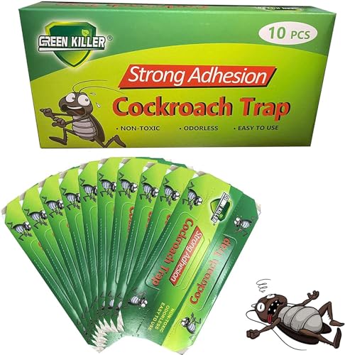 Cockroach Traps with Strong Adhesion