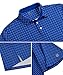 ZITY Mens Golf Shirts Short Sleeve Print Patterns Performance Moisture Wicking Polo Shirt
