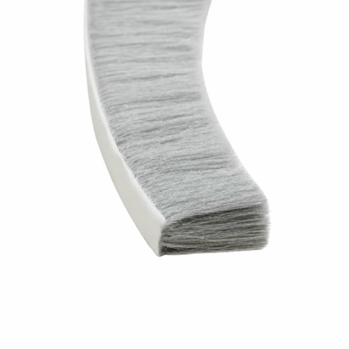 Tbskuy Grey 9X 23.0Mm 5/10/20M Self-Adhesive Wool Sealing Strip, Aluminum Alloy Door And Window Insulation, Sound Insulation, And Collision Prevention-10M